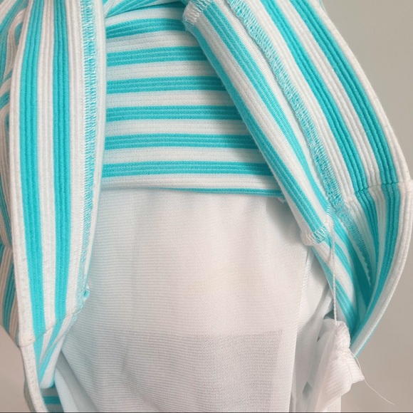Lilly Pulitzer White and Blue Striped Dresd - Picture 6 of 7